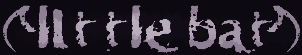 stylized text that reads "little bat"